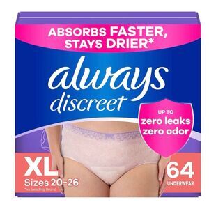 Always Discreet Incontinence Underwear XL